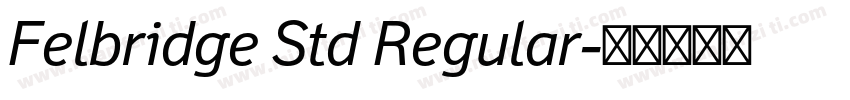 Felbridge Std Regular字体转换
